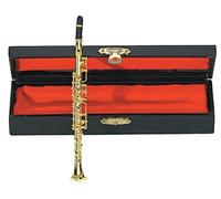 GEWA 980582 - Instrumentos en miniatura, clarinete con estuche, 15 cm