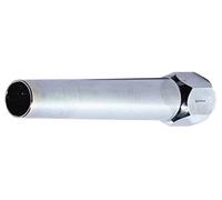 GEWA adaptador de boquilla boquilla de trombón (vástago estrecho) - trombón bajo (recepción de boquilla ancha) - latón niquelado
