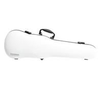 GEWA AIR 1.7 Estuche violín con forma blanco brillante, Hecho en Alemania, alta resistencia a la rotura