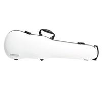 GEWA AIR 1.7 Estuche violín con forma blanco brillante, Made in Germany, con asa lateral
