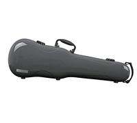 GEWA AIR 1.7 Estuche violín con forma gris brillante, Made in Germany, con asa lateral