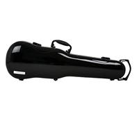 GEWA AIR 1.7 Estuche violín con forma negro brillante, Made in Germany, con asa lateral