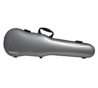 GEWA AIR 1.7 Estuche violín con forma plateado metálica brillante, Made in Germany, alta resistencia a la rotura