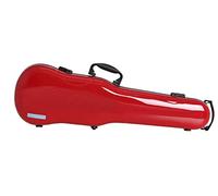 GEWA AIR 1.7 Estuche violín con forma rojo brillante, Made in Germany, con asa lateral