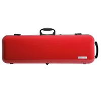GEWA AIR 2.1 - Maletín para violín, color rojo brillante, con asa lateral adicional, fabricado en Alemania
