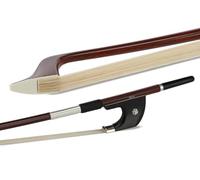 GEWA Bassbogen, Kontrabassbogen Carbon Student in Holzoptik, deutsches Modell, dunkelbraun 3/4