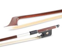 GEWA Arco de violonchelo Carbon Student 4/4 - Aspecto de madera Marrón oscuro - Nuez de ébano - Crin natural