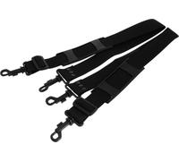 Correa para mochila negra para violín, 2 unidades, con almohadilla para el hombro, mosquetón de fibra de vidrio