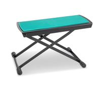 GEWA Banquito de metal (Soporte para guitarra), ajustable, compacto y robusto en verde