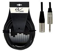 GEWA Cable de altavoz Pro Line 3m, negro, conector REAN, XLR (m) - XLR (f), 190655