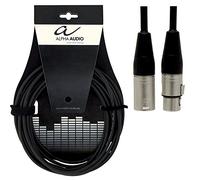 GEWA Cable de micrófono Pro Line 15 m, negro, XLR (f) - XLR(m), 190560
