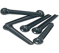 GEWA Conector de puente negro con punto, Plástico, PVC, 6 unidades