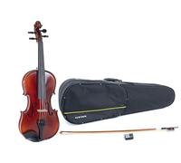 GEWA Conjunto de violín Ideale VL 2 - 1/2 listo para tocar, arco de Massaranduba, cuerdas Larsen Aurora, estuche para violín