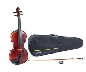 GEWA Conjunto de violín Ideale VL 2 - 3/4 listo para tocar, arco de Massaranduba, cuerdas Larsen Aurora, estuche para violín