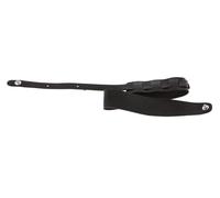 GEWA Correa para guitarra Serie Premium Plain, piel auténtica cortada de una pieza, ancho 70 mm, longitud 106 - 152 cm, cierres de seguridad, cromo, marrón oscuro, hecho a mano en Europa