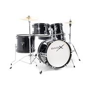 GEWA Drumset Basix Junior negro, batería completa para niños