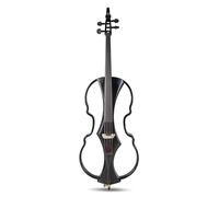 GEWA E-Cello Novita 3.0-4/4 - violonchelo electrónico con marco de carbono, cuerpo de madera maciza y sistema de preamplificador, negro