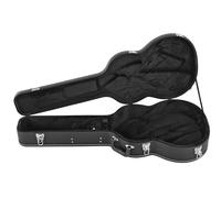 GEWA estuche de madera con revestimiento de plástico negro, estuche para guitarra clásica