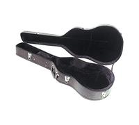 GEWA Estuche de Madera con Revestimiento de plástico Negro, Estuche para Guitarra Jumbo/Jazz de 6 Cuerdas
