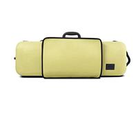 GEWA Estuche para violín Bio A violeta, carcasa de lino orgánico, soporte de mango ajustable, adecuado de 1/2 a 4/4