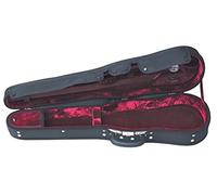 GEWA estuche en forma para violín 4/4 Liuteria Maestro - negro/rojo - Núcleo térmico - Suspensión acolchada flotante - Funda de tornillo hidrófuga - Cerradura suiza - Correas tipo mochila