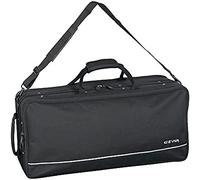 GEWA Estuche para saxofón alto/Estuche ligero - funda de tornillo repelente al agua con bolsillo para partituras - Correa de mochila/hombro - Negro