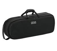 GEWA estuche para trompeta Symphony para 1 trompeta (Perinet o de válvula rotativa), tejido de nylon, núcleo de fibra de vidrio, incl. correas de mochila, bolsa para accesorios y partituras, negro