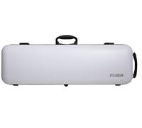 GEWA Estuche para violín Air 2.1 - Fabricado en Alemania - Blanco Mate - Carcasa de termoplástico - Cerradura de combinación - Bolsa de Accesorios+partituras - Correas Tipo Mochila - asa Lateral