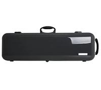 GEWA Estuche para violín Air 2.1 - Fabricado en Alemania - Gris Alto Brillo - Carcasa de termoplástico - Cerradura de combinación - Bolsa de Accesorios+partituras - Correas Tipo Mochila - asa Lateral