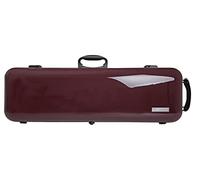 GEWA estuche para violín AIR 2.1 - Fabricado en Alemania - violeta alto brillo - carcasa de termoplástico - Cerradura de combinación - Bolsa de accesorios+partituras - Correas tipo mochila-asa lateral