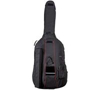 GEWA funda para contrabajo Prestige 1/2 - 25mm acolchada, funda para arco, bolsillo para partituras, correas de mochila