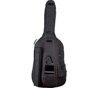 GEWA funda para contrabajo Prestige 1/4 - 25mm acolchada, funda para arco, bolsillo para partituras, correas de mochila