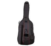 GEWA funda para contrabajo Prestige 3/4 - 25mm acolchada, funda para arco, bolsillo para partituras, correas de mochila