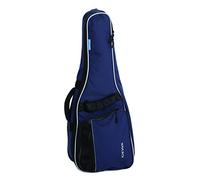 GEWA Guitar Gig Bag Economy 12mm para guitarra clásica 1/4 - 1/8 azul (resistente al desgarro y al agua, acolchado 12mm, lujosas correas de mochila, gran compartimento para accesorios) 212131