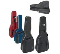 GEWA Guitar Gig Bag Economy 12mm para guitarra clásica 1/4 - 1/8 rojo (resistente al desgarro y al agua, acolchado 12mm, lujosas correas de mochila, gran compartimento para accesorios) 212132