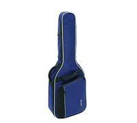 GEWA Guitar Gig Bag Economy 12mm para guitarra clásica 3/4 - 7/8, azul (resistente al desgarro y al agua, acolchado 12mm, lujosas correas de mochila, gran compartimento para accesorios) 212111