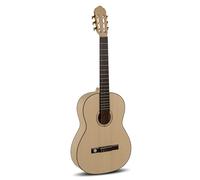 GEWA guitarra de concierto, guitarra clásica Pro Natura Gold - tamaño 4/4 - tapa de abeto macizo - fondo/aros de arce macizo - color natural - satinado - cuerdas Hannabach - Made in Europe