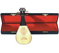 GEWA 980660 - Instrumentos en miniatura, laud con estuche, 15 cm