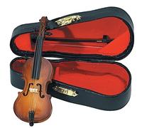 GEWA 980610 - Instrumentos en miniatura, violonchelo con arco y estuche, 11 cm