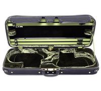 GEWA JAEGER Prestige - Maletín doble para violín, color marrón y verde
