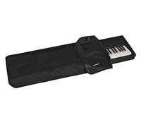 GEWA keyboard cover Economy, funda para teclado (protección de alta calidad para teclados, práctico ribete de nylon resistente, dimensiones: 122 x 44 x 6 cm), negra