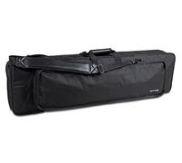 bolsa para teclado Basic, 95x24x9 cm, con bolsillo para música, negro, resistente al agua y a la rotura