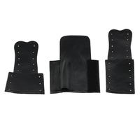 GEWA Leather Specialties protección manos trombón - juego de 3 manguitos de cuero con cierre de cordón - adecuado para King 2B/3B/Yamaha 354