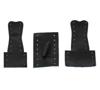 GEWA Leather Specialties Protección de Manos para Trombón - Manguitos de Cuero - Conjunto de 3 Piezas con Cierre de Cordón - Compatible con Edwards Tenor