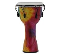 GEWA Liberty Djembé Afinado Mecánicamente - Tamaño (Diámetro): 10« (25,4 cm), Altura: 19,5» (49 cm) - Número de ganchos tensores: 6 - Batik