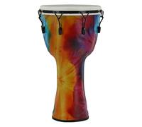 GEWA Liberty Djembé Afinado Mecánicamente - Tamaño (diámetro): 14« (35,5 cm), Altura: 27» (68 cm) - Número de ganchos de tensión: 8 - Batik