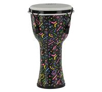 GEWA Liberty Djembé Afinado Mecánicamente - Tamaño (diámetro): 8« (20,3 cm), altura: 16,5» (41,2 cm) - Número de ganchos de tensión: 4 - Crazy Neon