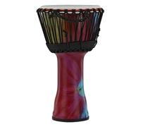 GEWA Liberty Djembé Cuerda Afinada - Tamaño (diámetro): 10« (25,4 cm), Altura: 19,5» (49 cm) - Número de Cordones: 25 - Batik