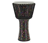 GEWA Liberty Djembé Cuerdas de afinación - Diámetro: 14" (35,5 cm) - Altura: 27" (68 cm) - Número de cuerdas: 35 - Patrón: Crazy Neon