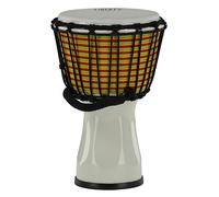 GEWA Liberty Djembé Cuerda Afinada - Tamaño (Diámetro): 7« (17,8 cm), Altura: 12,5» (31,5 cm) - Número de Cordeles: 14 - Blanco